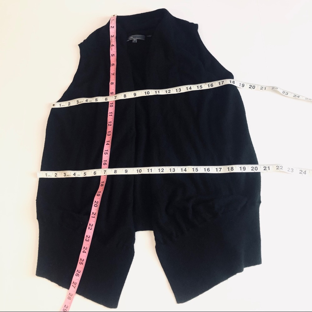 🎉HOST PICK🎉VINCE BLACK 100% CASHMERE CARDIGAN - Picture 14 of 16